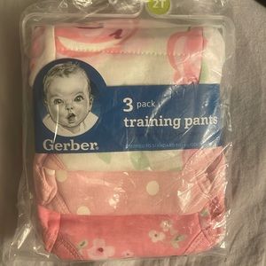 2T 3 pack training pants for girls